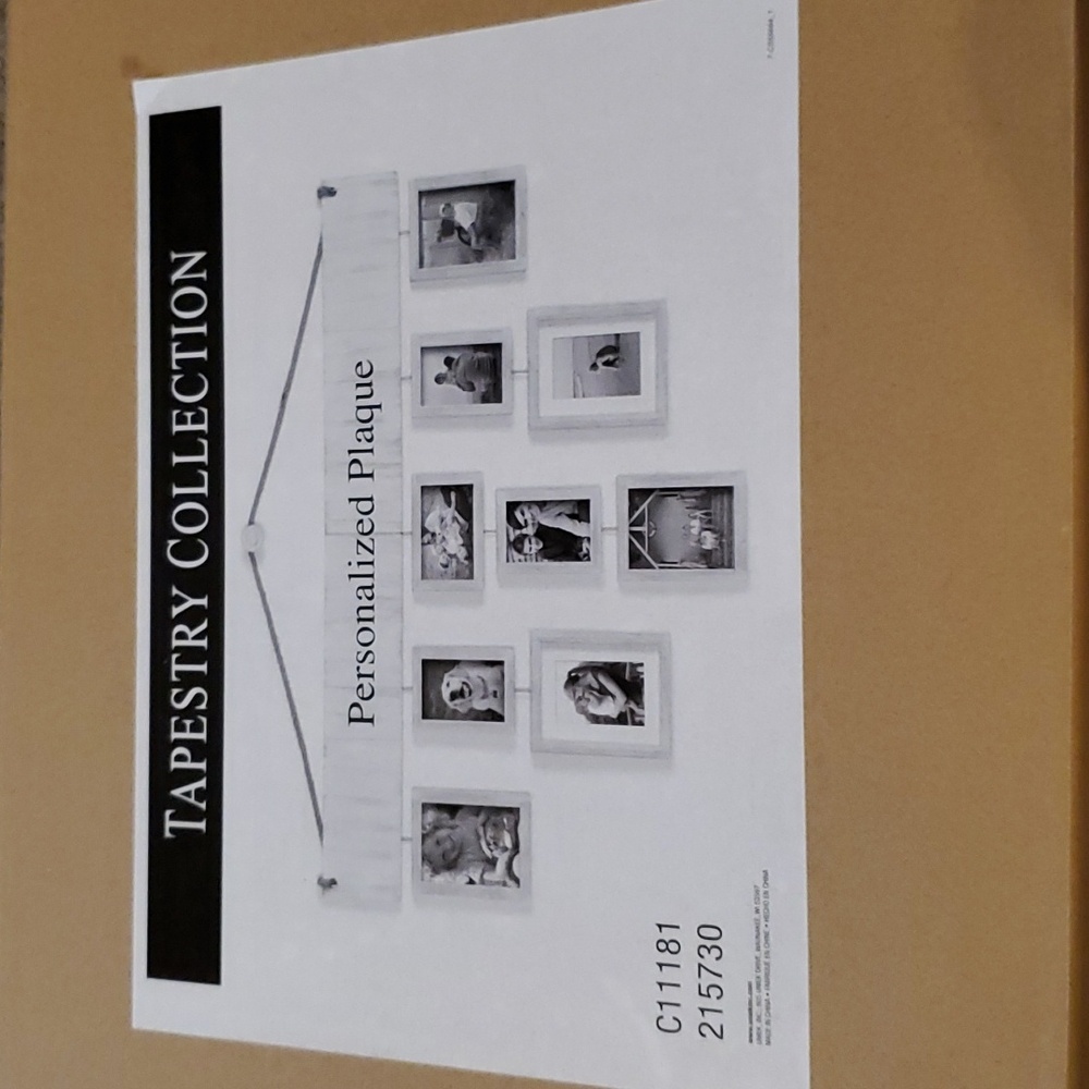 Personalized Nautical-Themed 9-Picture Wall Frame